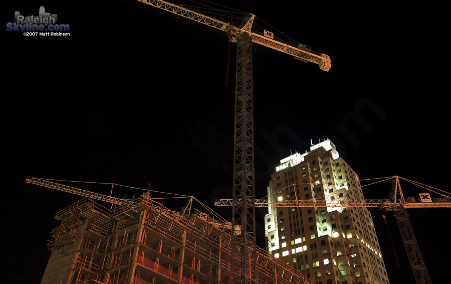 Downtown Raleigh's new Marriott hotel is starting to make its presence felt.