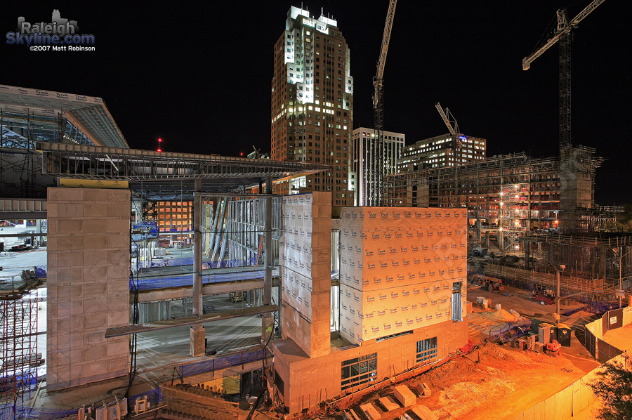 The new look of the southern end of downtown is taking shape.