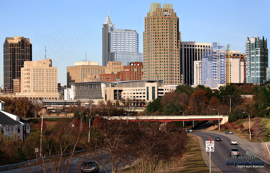 Future Raleigh Skyline from 2007