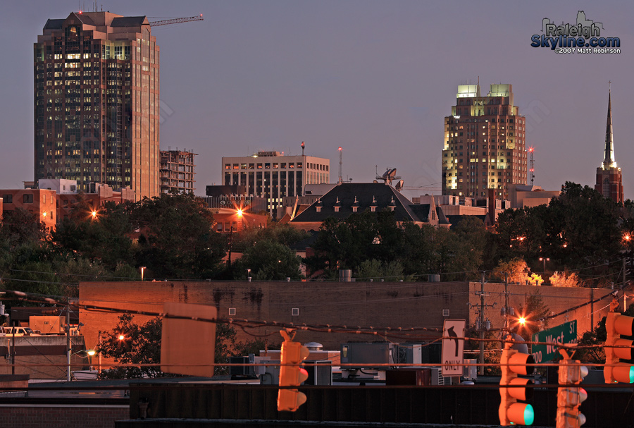 Elevated view from West Street.