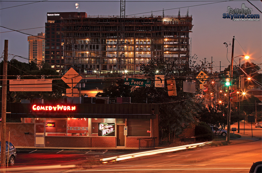 The emerging Glenwood South skyline.