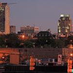 Elevated view from West Street.