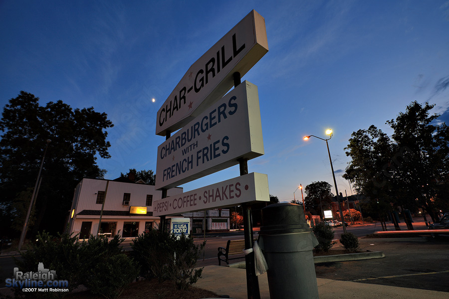 Waiting for a Char-grill hamburger.