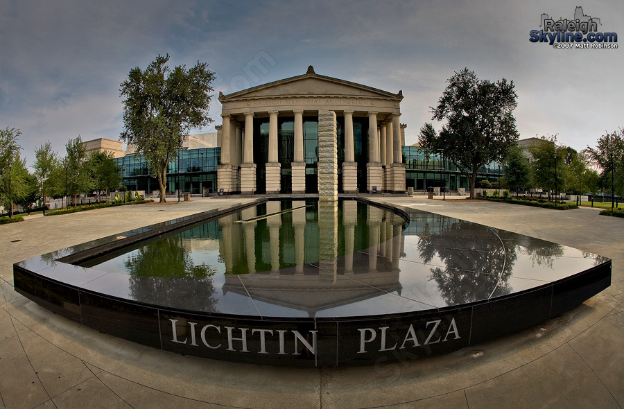 Raleigh's Progress Energy Memorial Auditorium - Lichtin Plaza