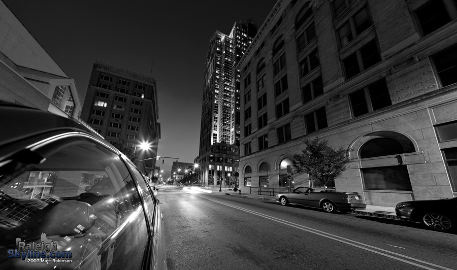 Wide view at Hargett Street.