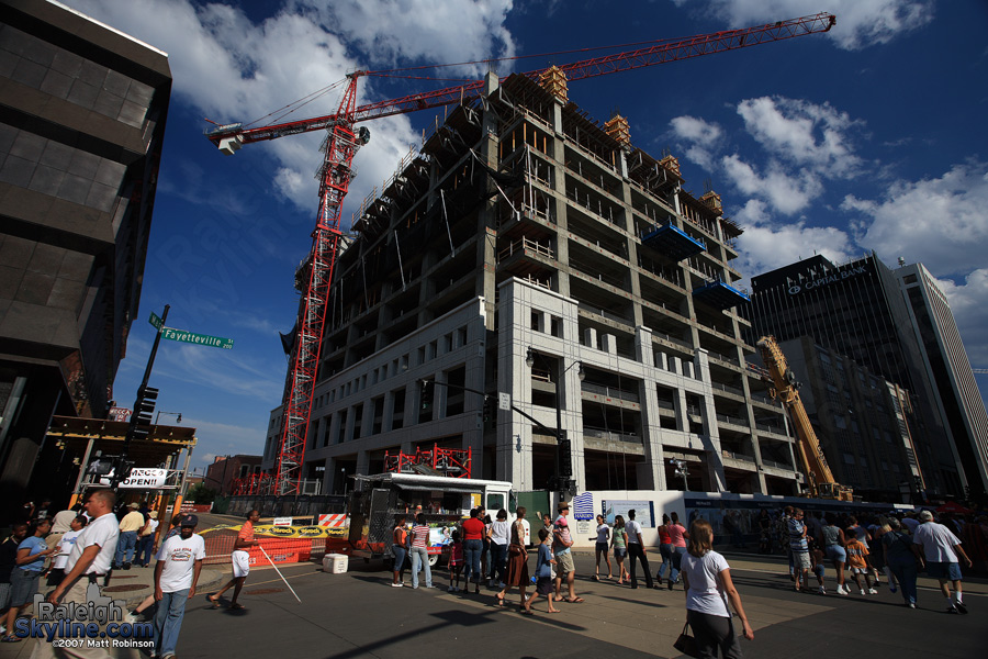 RBC Plaza should be appear complete at this time next year.