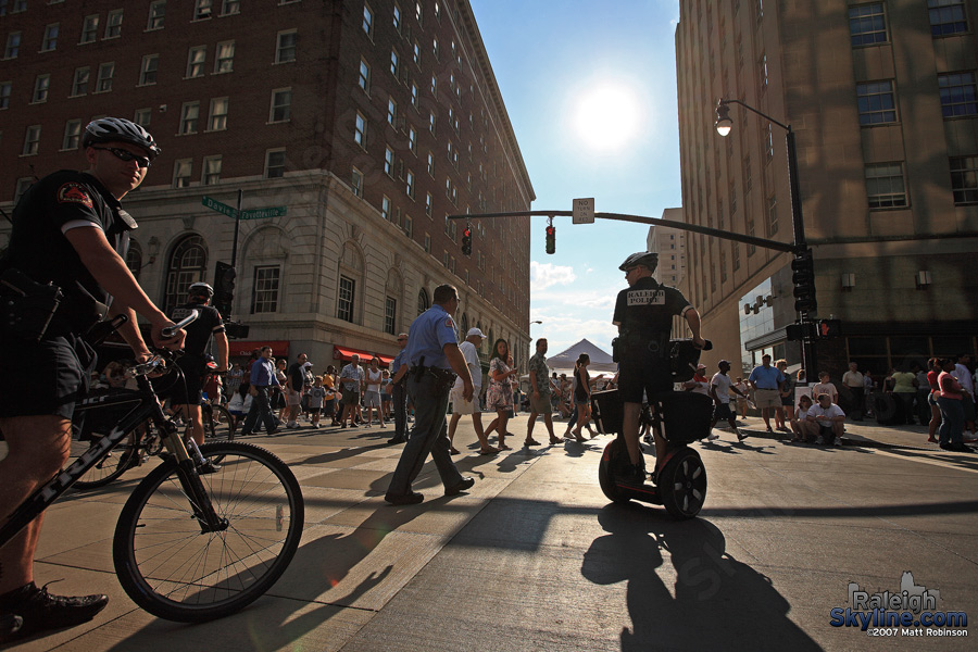 Biking, walking... Segwaying.