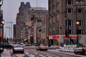 Snowy Morning in Raleigh