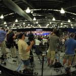 Television network coverage of Barack Obama in Raleigh, NC