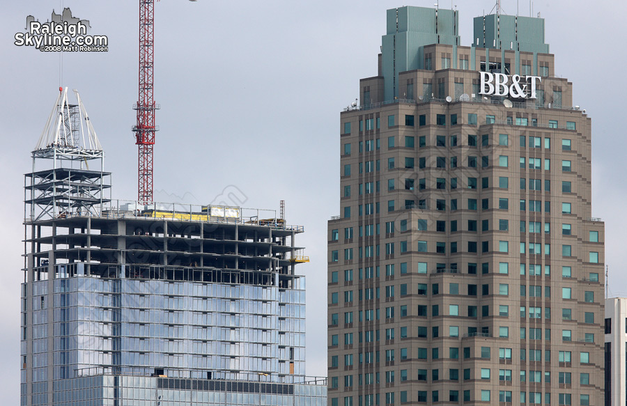 Unfinished RBC Plaza from South Saunders