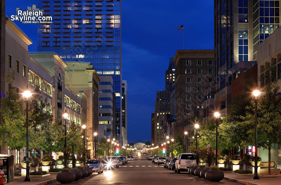 Fayetteville Street Evening