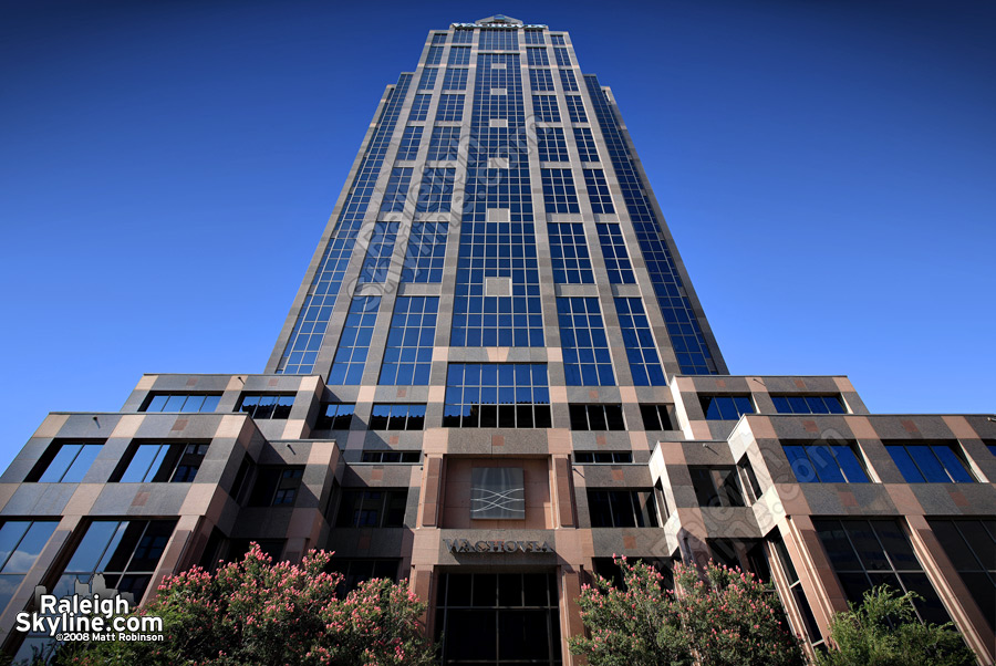 Wachovia Capitol Center stands proud with its new signage.