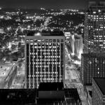 Southern end of Downtown from the roof of RBC Plaza.