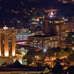 Clarion and Quorum at night.