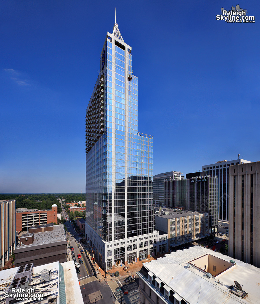 RBC Plaza from the rooftop of the old Capital Club building