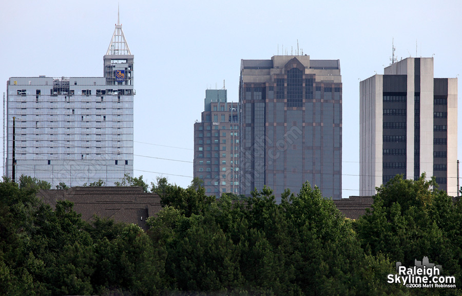 Looking south from the north end of DT