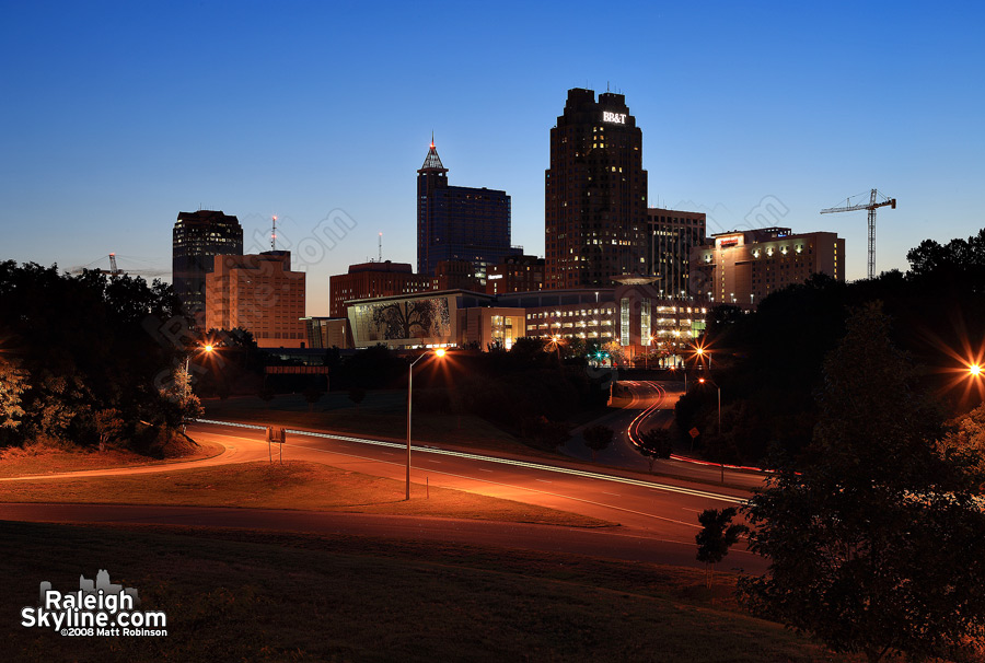 Aside from the cranes, Raleigh's skyline looks put together again.