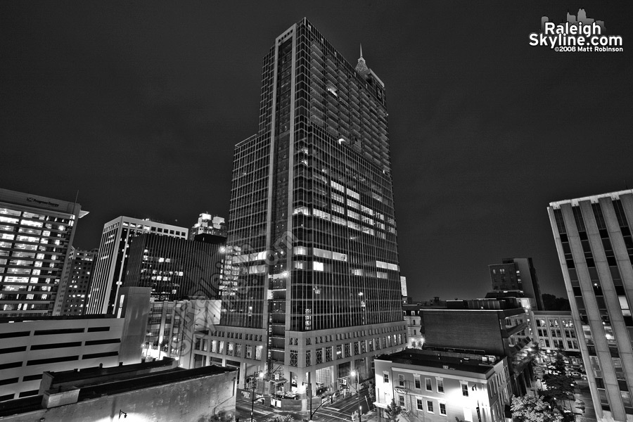 RBC Plaza nearly complete from the outside