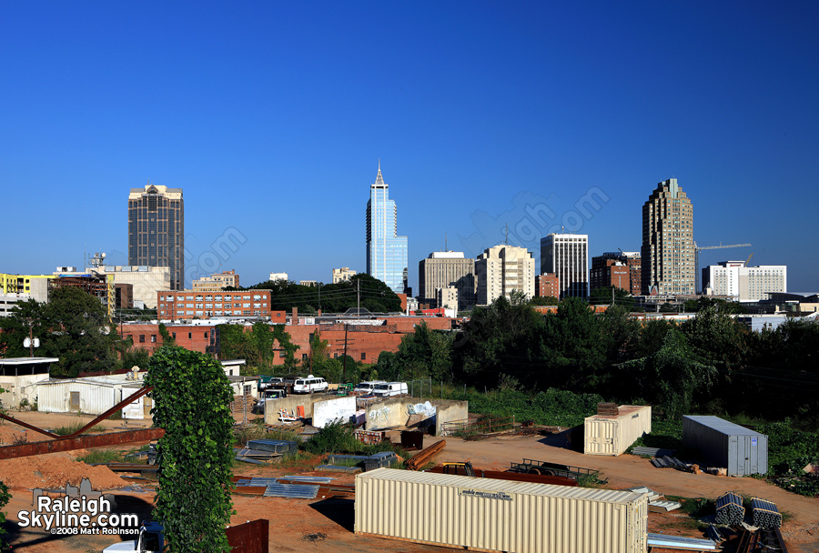 Clear skies from Boylan Avenue Bridge.