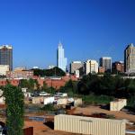 Clear skies from Boylan Avenue Bridge.