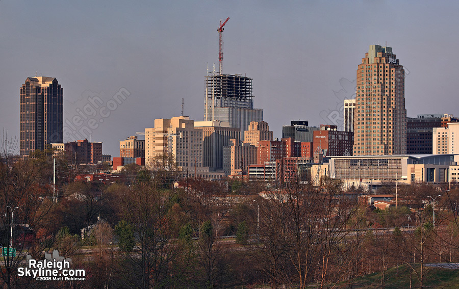 Raleigh Skyline from Dorothea Dix