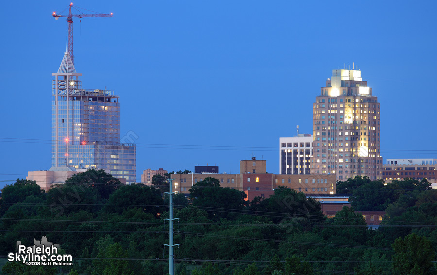 New angle from Alumni Drive, Centennial Campus