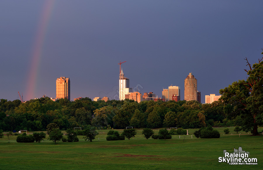 Another Rainbow from grounds at Dorothea Dix Hospital