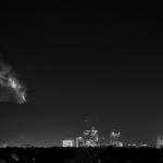 Duke Raleigh Hospital angle of a Thunderstorm