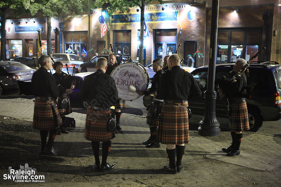 Bag Pipes in Moore Square