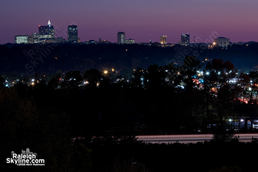 Duke Raleigh Hospital view of Raleigh