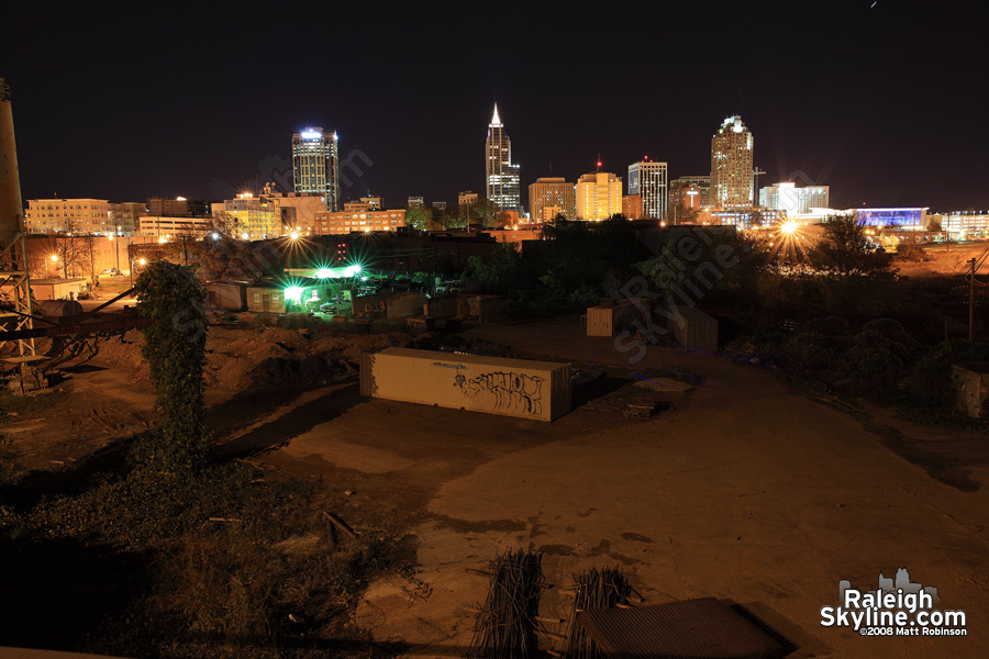 Night skyline from Boylan Avenue Bridge