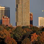 Two Hannover Square during fall