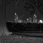 Black and While Raleigh Skyline