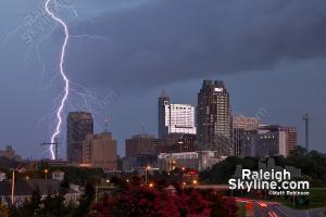 Finally, Some good Lightning over Raleigh