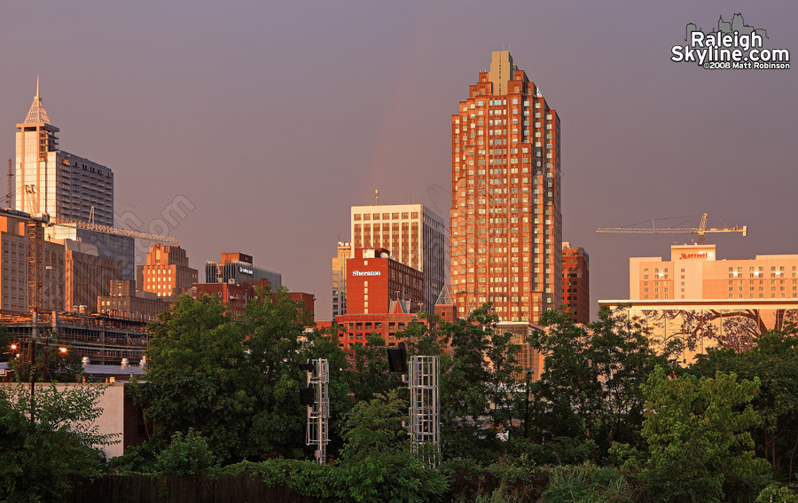 Bonus faint rainbow.