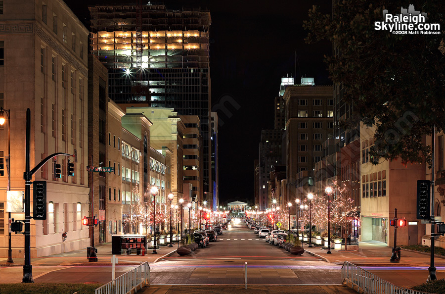 Looking south down Fayetteville Street