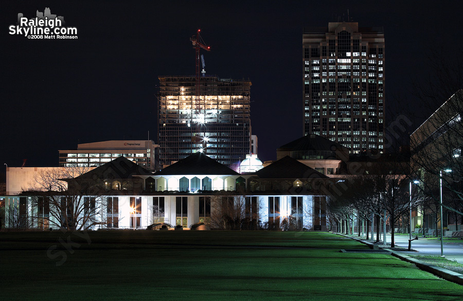 Looking south from the base of the Archdale Building