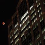 Total eclipse of the moon adjacent to Wachovia Capitol Center