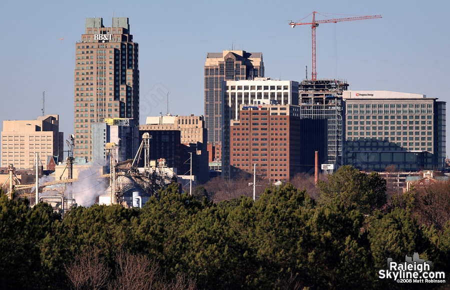 Raleigh View Road angle on a clear day.  Bonus points for spotting the Southwest Jet.