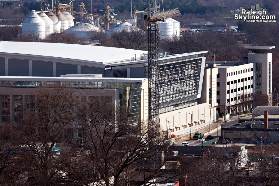 Convention Center and L Building Progress.