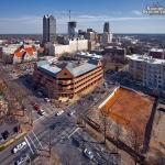 Overview of Raleigh and 'the Hillsborough' site from the Clarion.