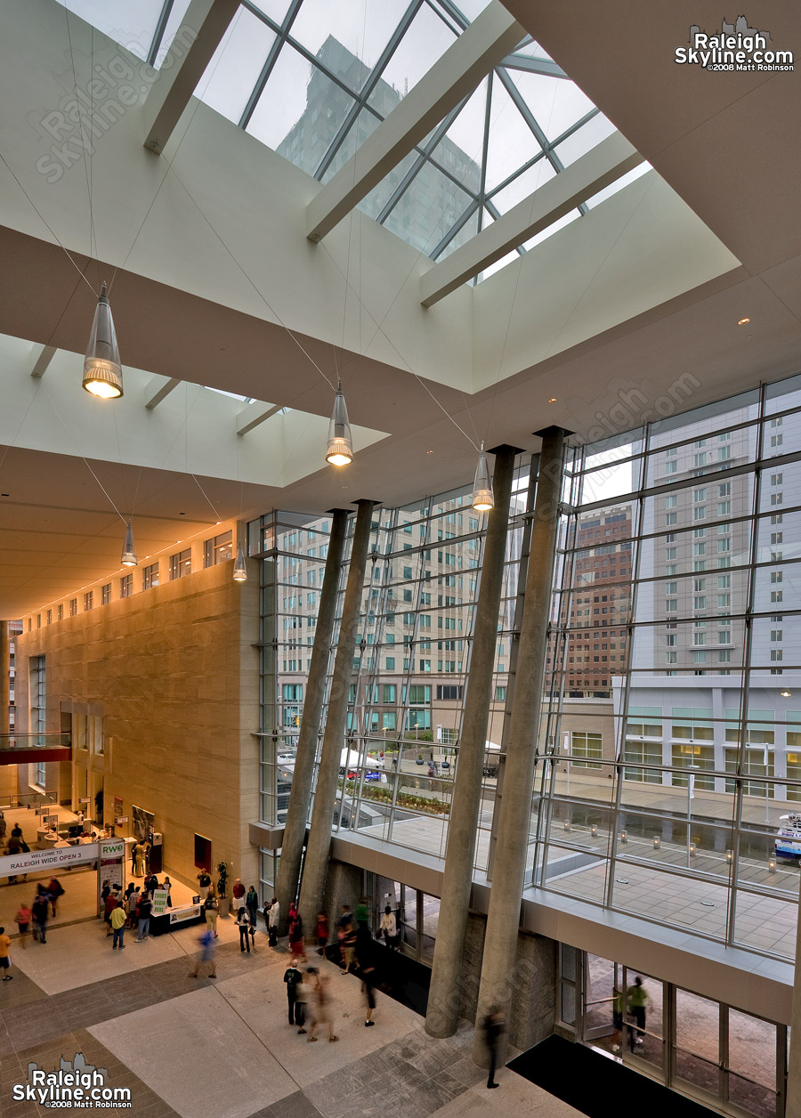 Main entrance of the Convention Center.