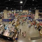 Main exhibition space at the Raleigh Convention Center, set up as the International Festival.