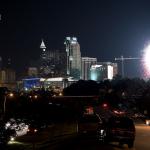 Fireworks finale at Raleigh Wide Open Three.