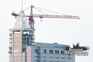 RBC Plaza Crane on its Way Down