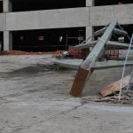 RBC Plaza spire on the ground