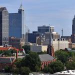 Downtown Raleigh from the roof of West at North.