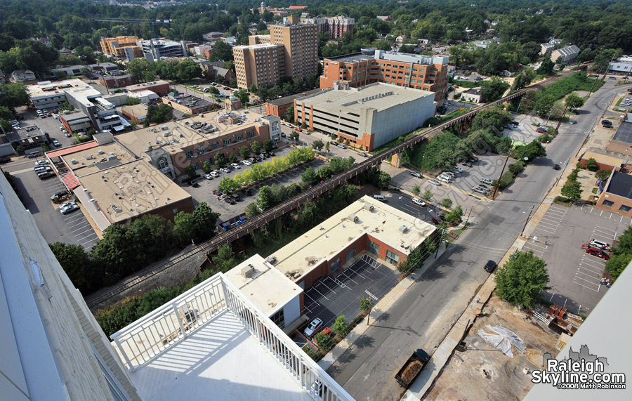 Looking over Glenwood South from the West at North.