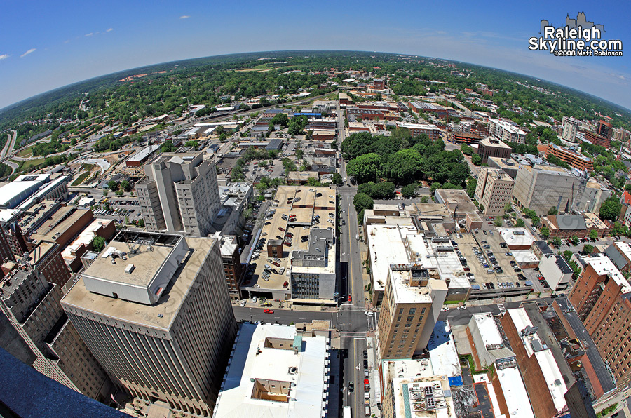 Looking west from the pinnacle of RBC Plaza