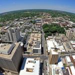 Looking west from the pinnacle of RBC Plaza